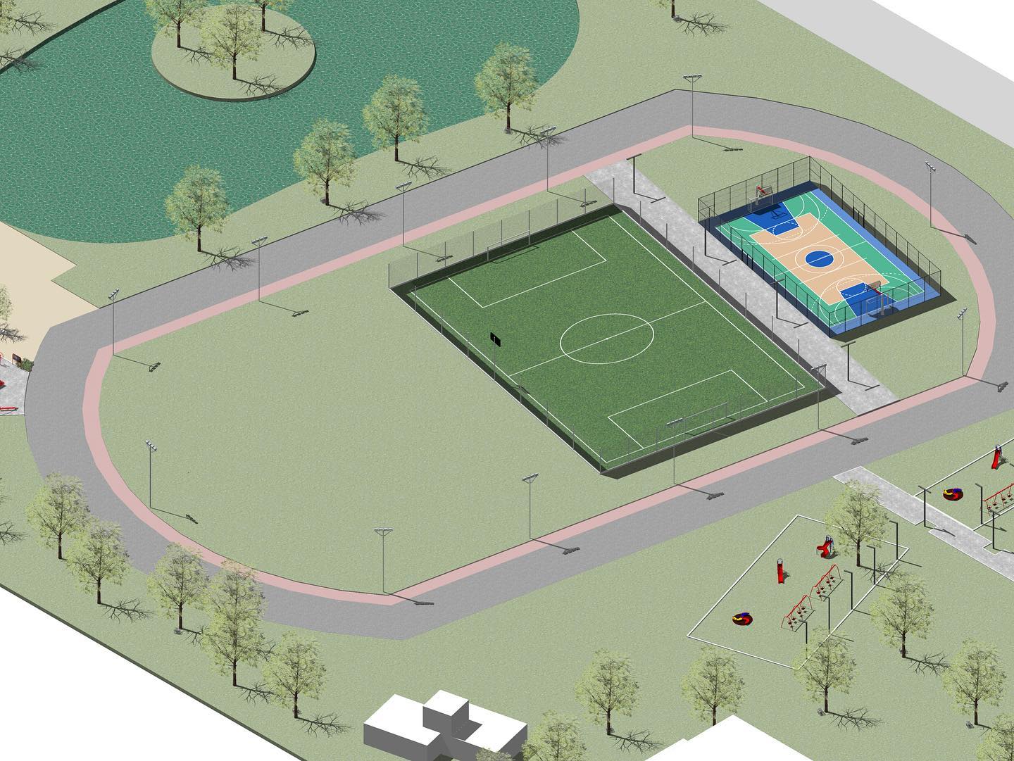 Obras das novas quadras do Parcão iniciam na próxima semana em Taquara