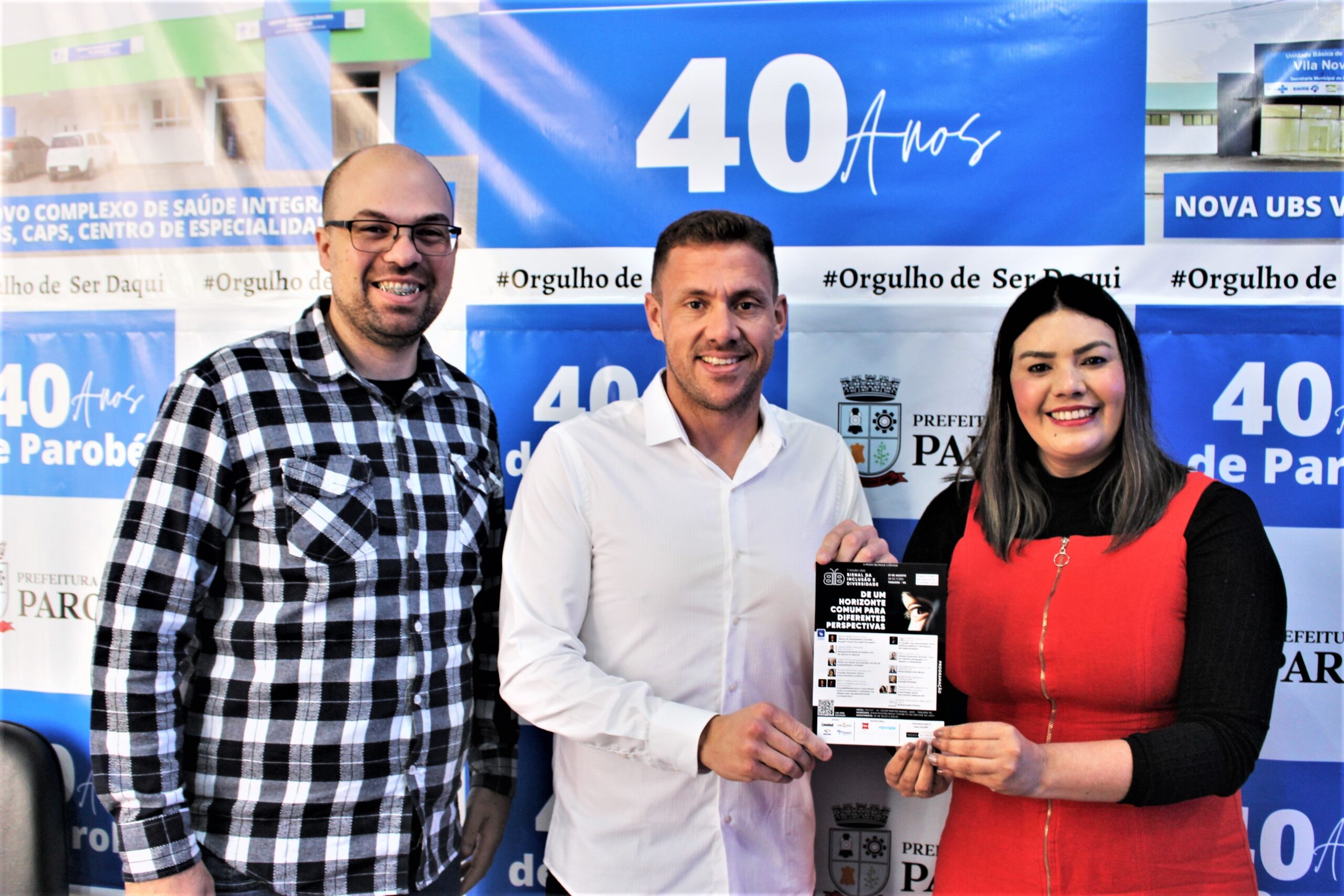 Prefeito de Parobé recebe convite para participar da abertura oficial da 1ª Bienal da Inclusão e da Diversidade