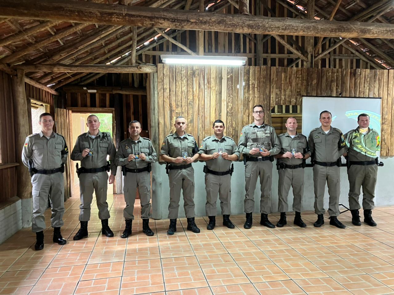 Comando Regional da Brigada Militar promove reunião de oficiais e apresenta novo tenente de Parobé