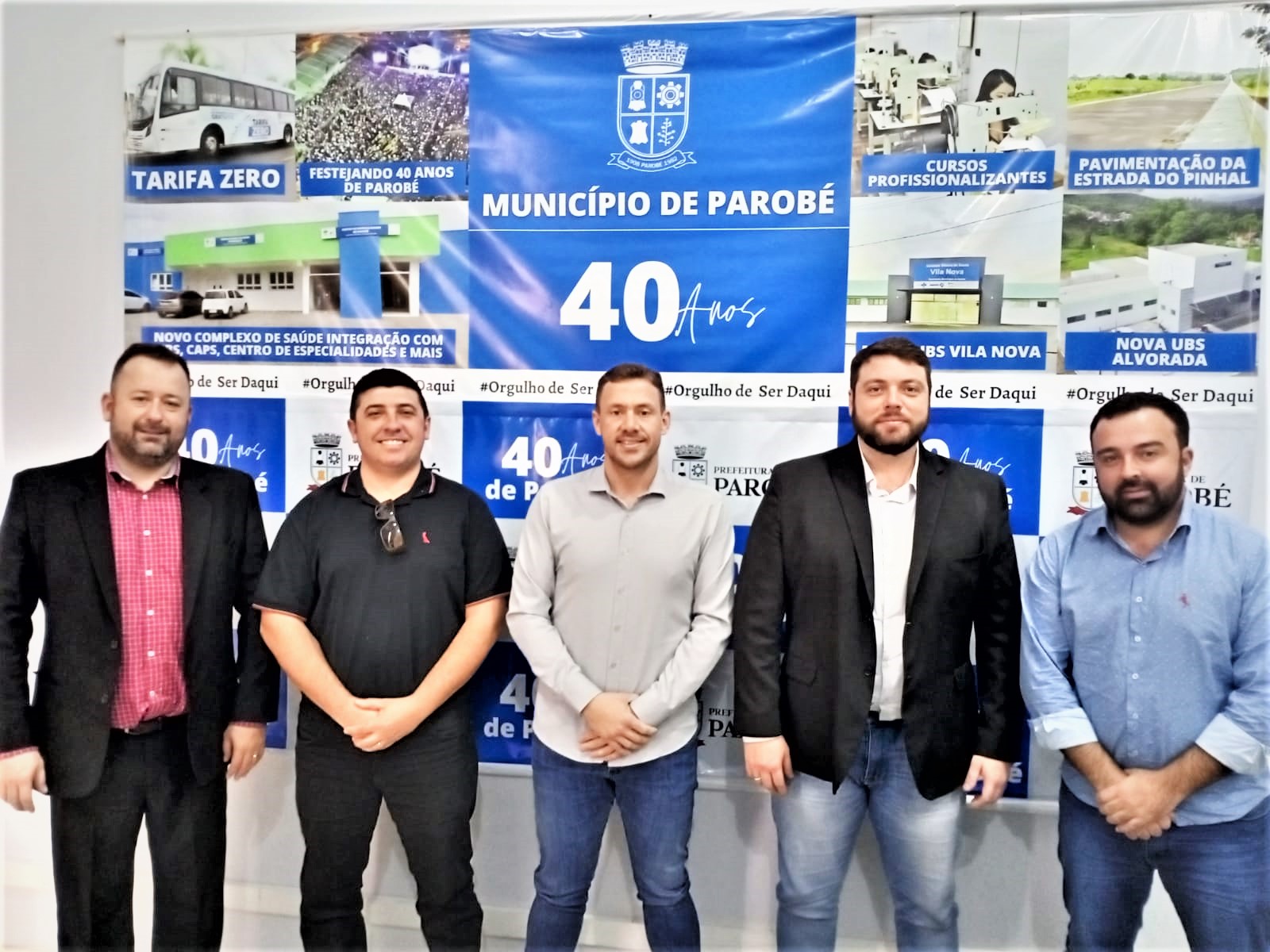 Prefeito de Parobé recebe vereadores de Charqueadas para conhecer o programa Tarifa Zero