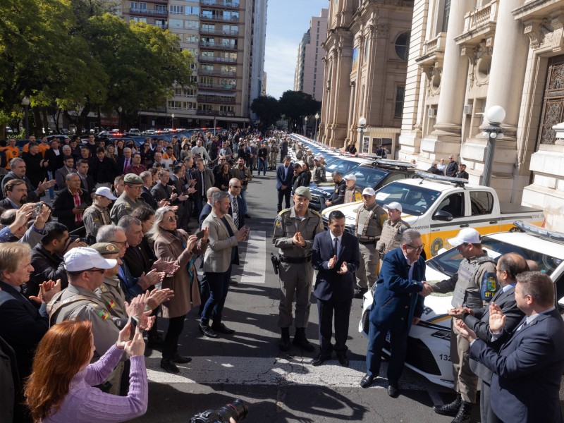 Governo do Estado anuncia investimentos na segurança pública; na região, Riozinho e Três Coroas recebem viaturas