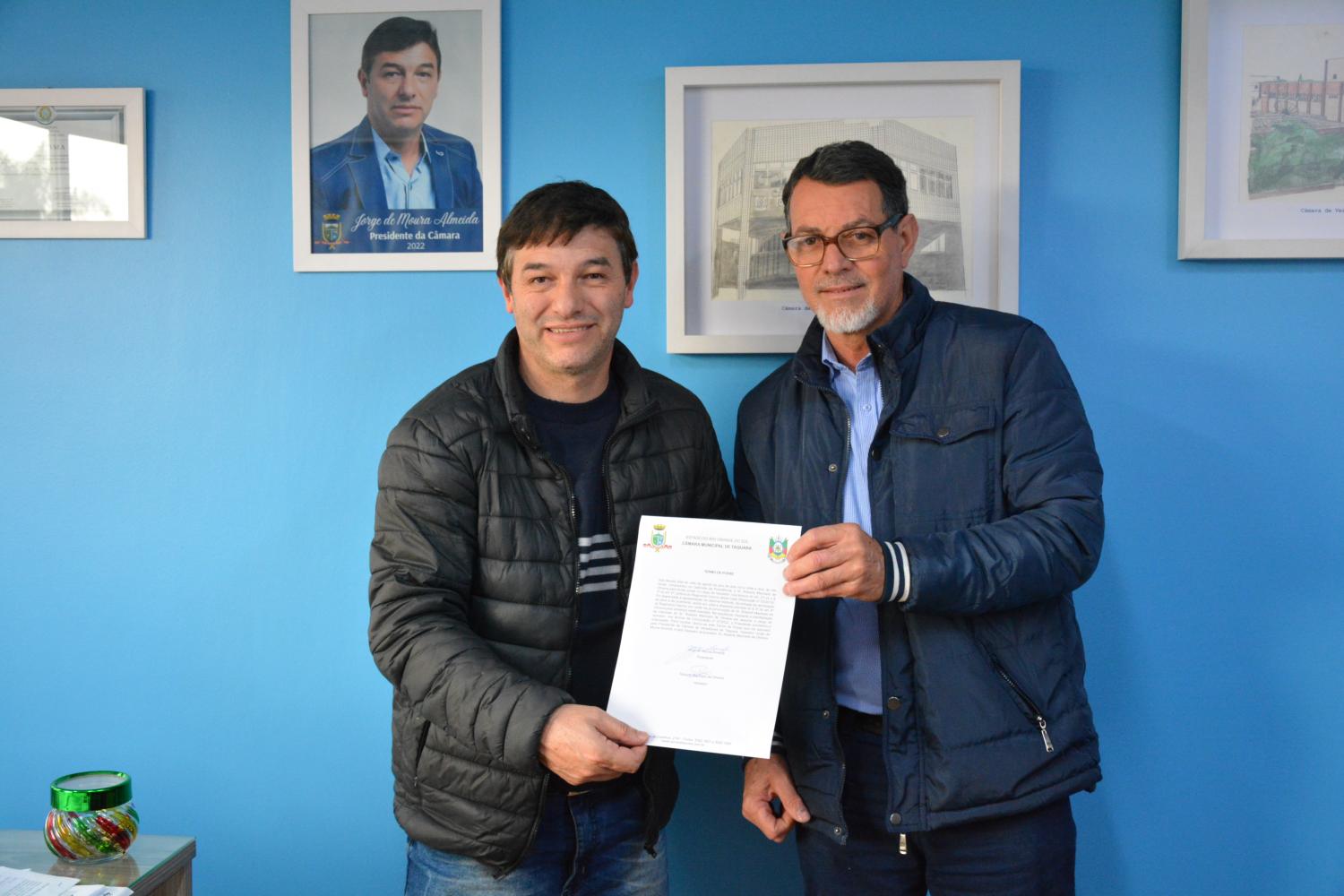 Beto Shampoo reassume o cargo de vereador em Taquara