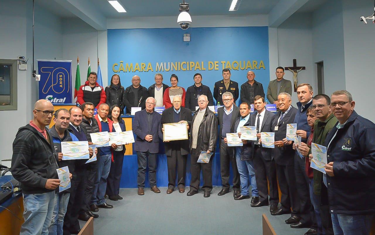 Câmara de Taquara celebra 70 anos de história da empresa Citral; assista