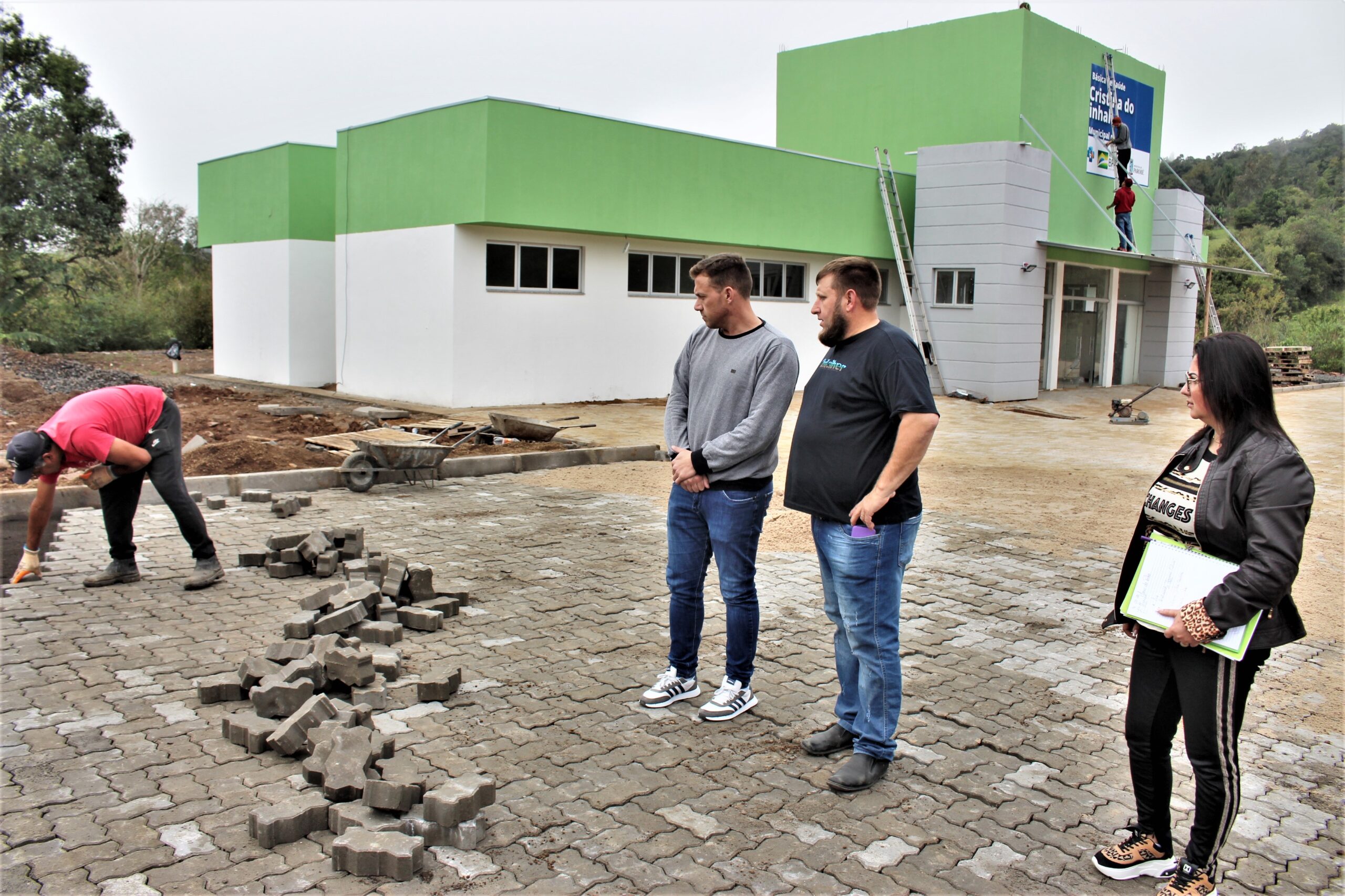 Prefeitura de Parobé ajusta últimos detalhes para finalizar obras da UBS de Santa Cristina do Pinhal