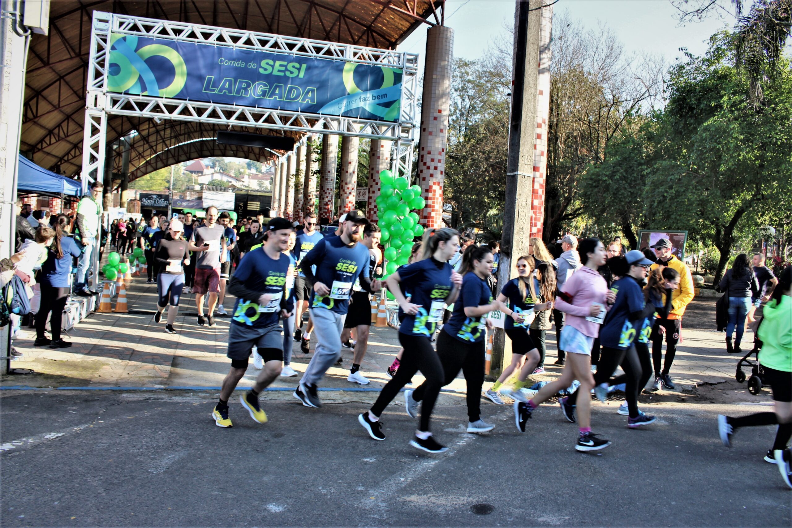 Corrida do Sesi reúne centenas de participantes em Parobé