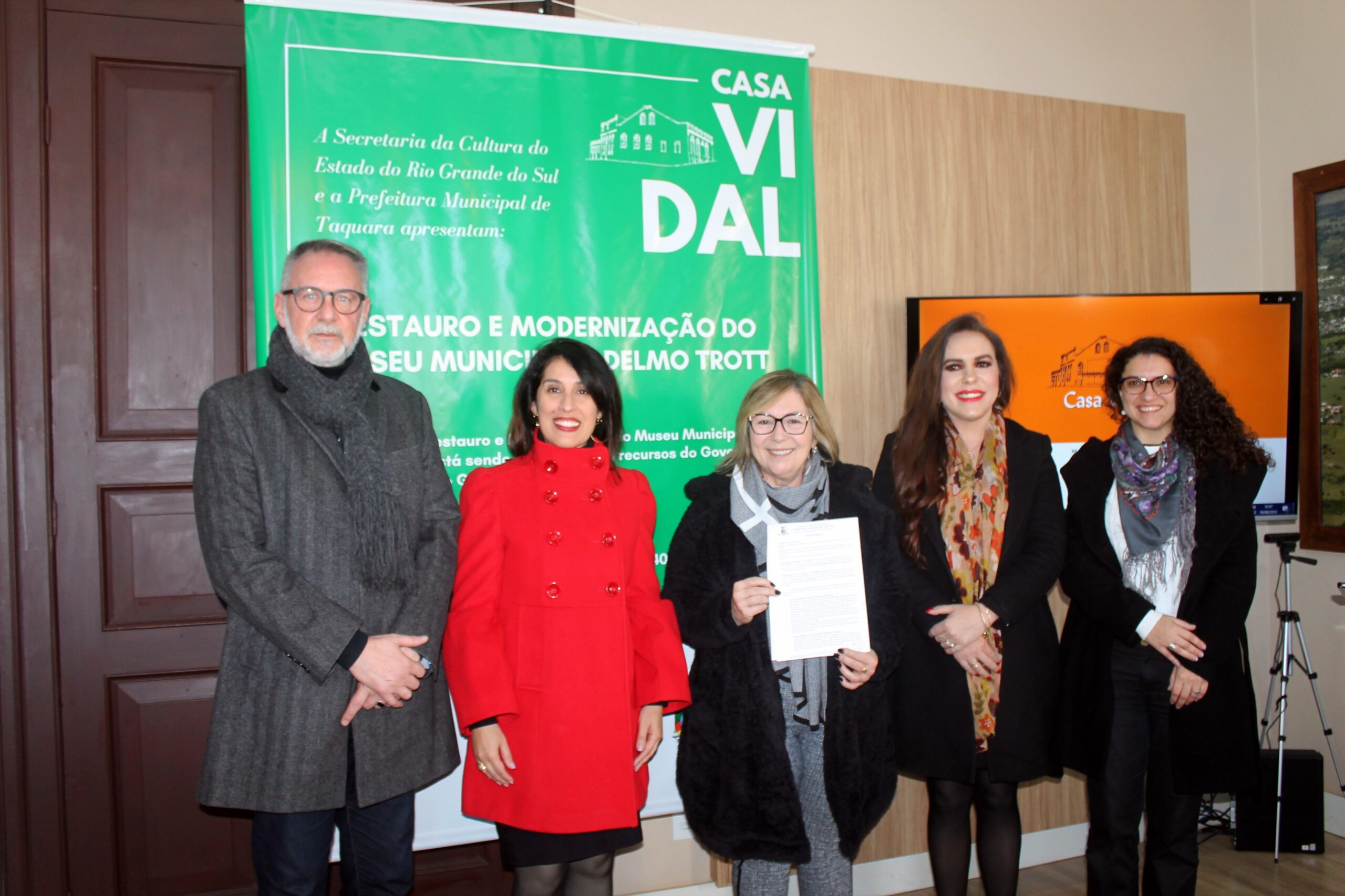 Lançada em Taquara a terceira e última etapa de revitalização da Casa Vidal