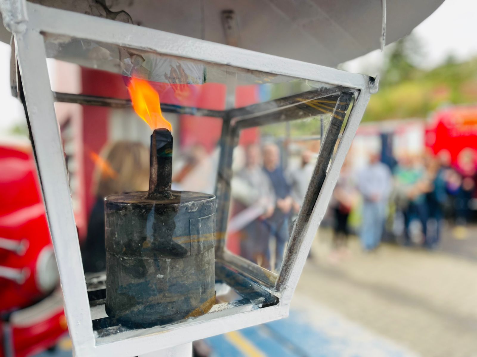 Fogo Simbólico é recebido na sede do Corpo de Bombeiros Militar de Taquara