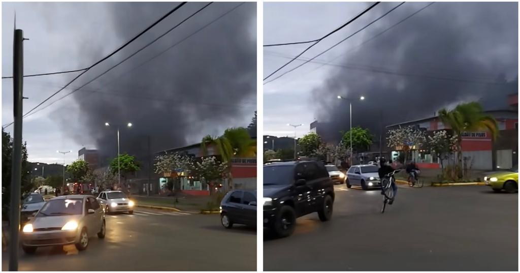 Incêndio atinge empresa em Três Coroas