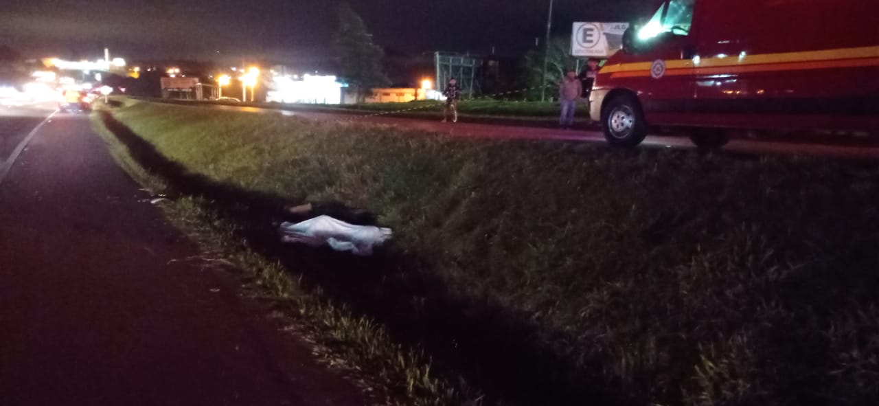 Atropelamento causa morte de idosa na ERS-239 em Parobé