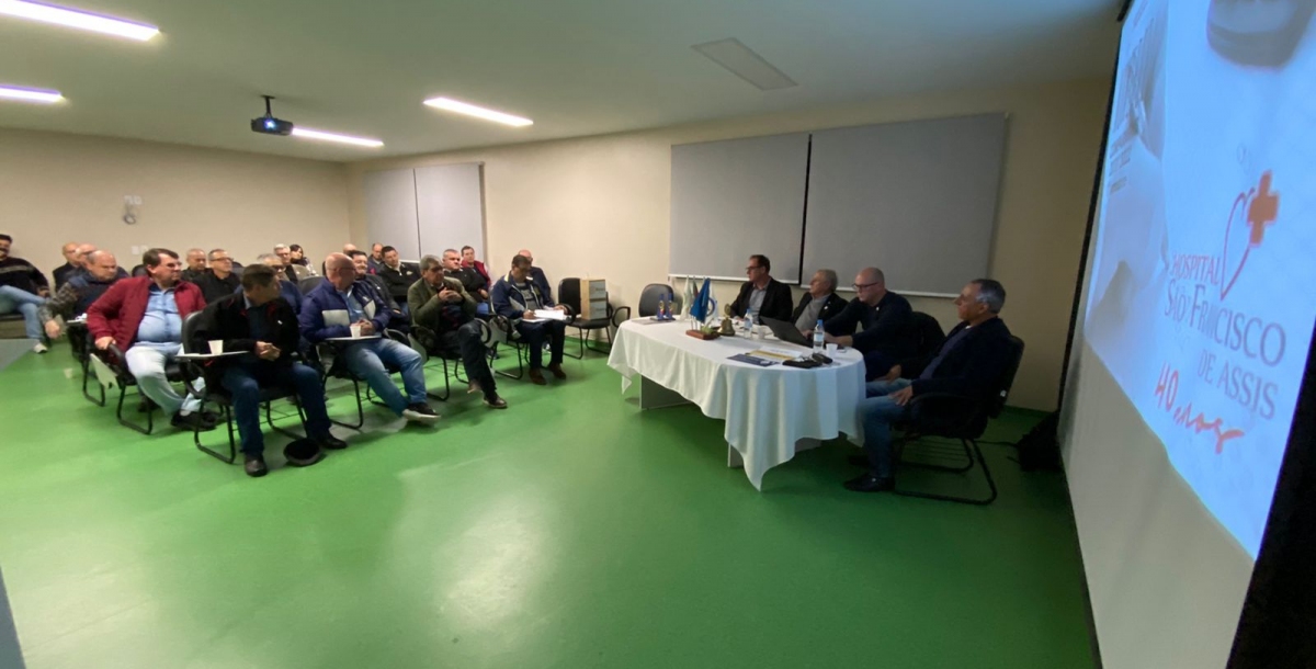 Hospital São Francisco de Assis sedia reunião do Rotary Clube Parobé