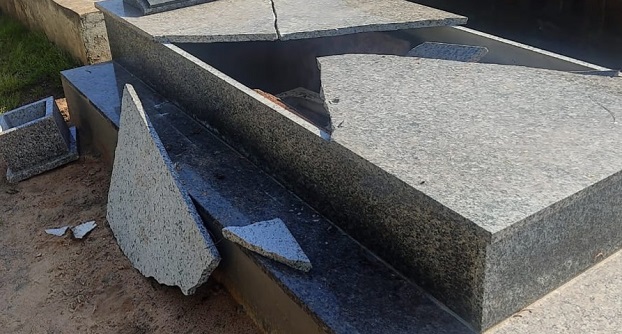 Cemitério Municipal de Taquara sofre ataque de vândalos