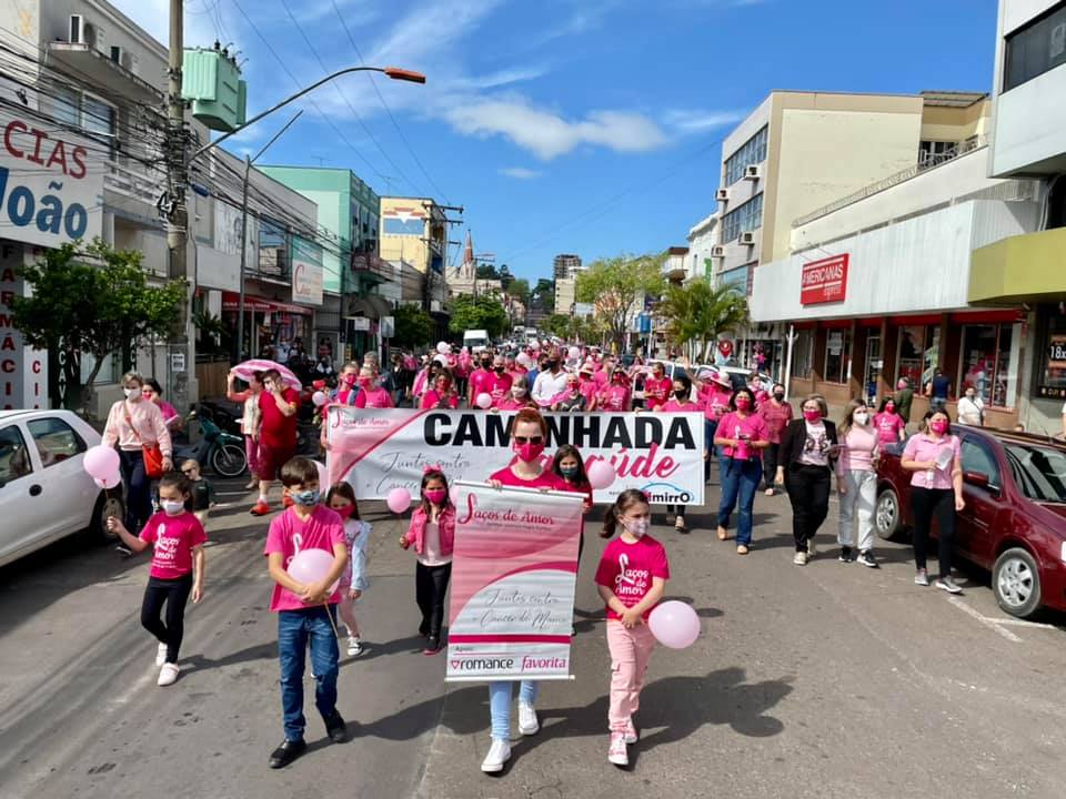 Caminhada de Saúde abrirá a programação do Outubro Rosa em Taquara neste sábado (1º)