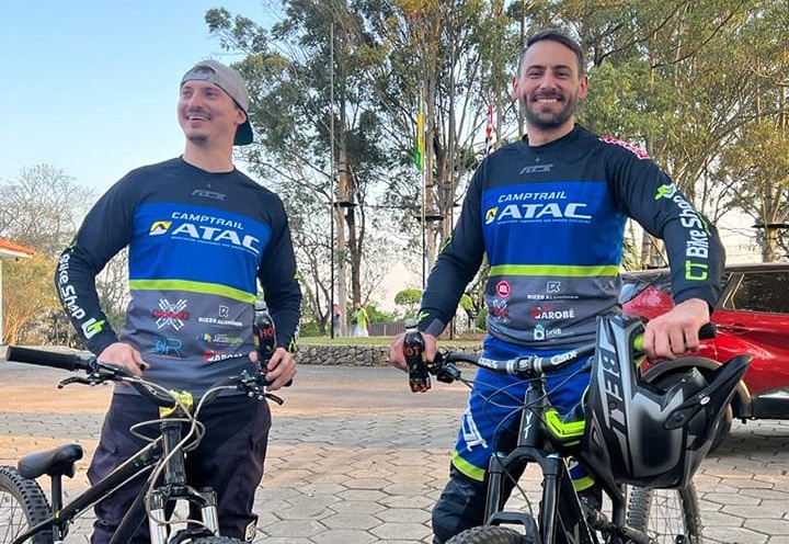 Atletas taquarenses participam de competição de Ciclismo Dowhill em São Paulo