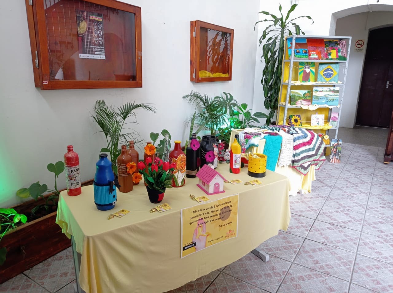 Caps de Taquara lança exposição voltada ao Setembro Amarelo