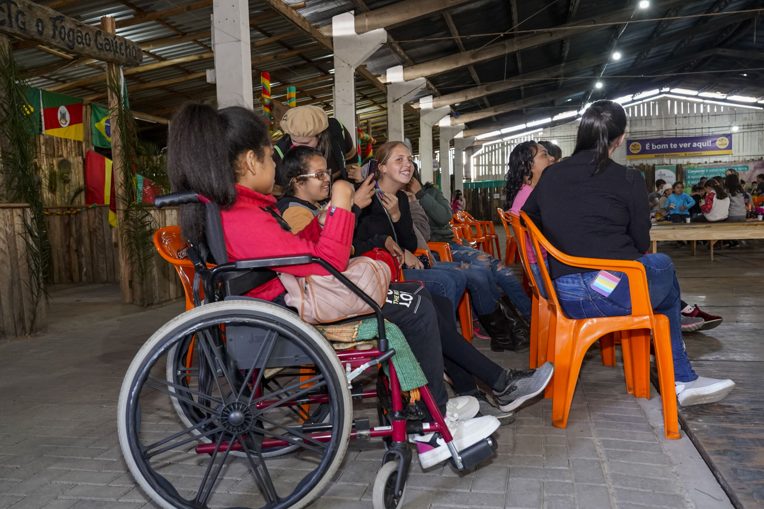 Visitantes percebem melhorias realizadas no espaço do 14º Festejos Farroupilhas do Paranhana