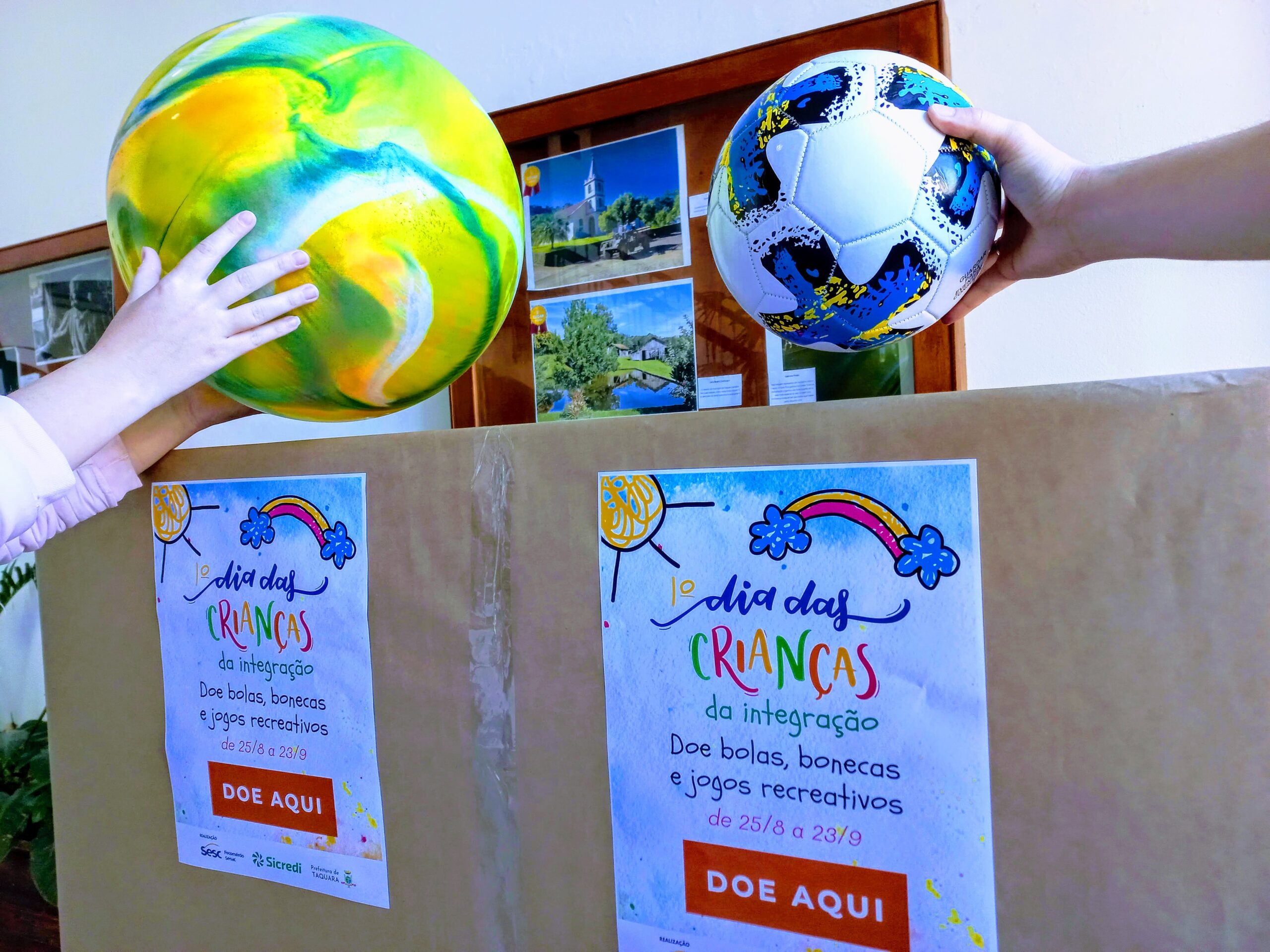 Doação de brinquedos para o 1º Dia das Crianças da Integração é realizada em cinco locais de Taquara
