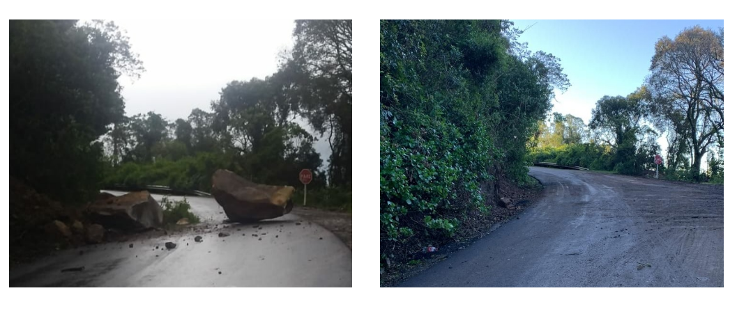 ERS-020 é novamente liberada para fluxo de veículos entre Taquara e São Francisco de Paula