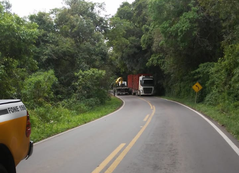Liberado o trânsito na ERS-020 em Três Coroas