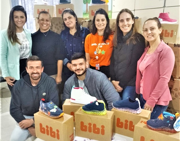 Calçados Bibi doa 320 pares de calçados para a Secretaria de Assistência Social de Parobé