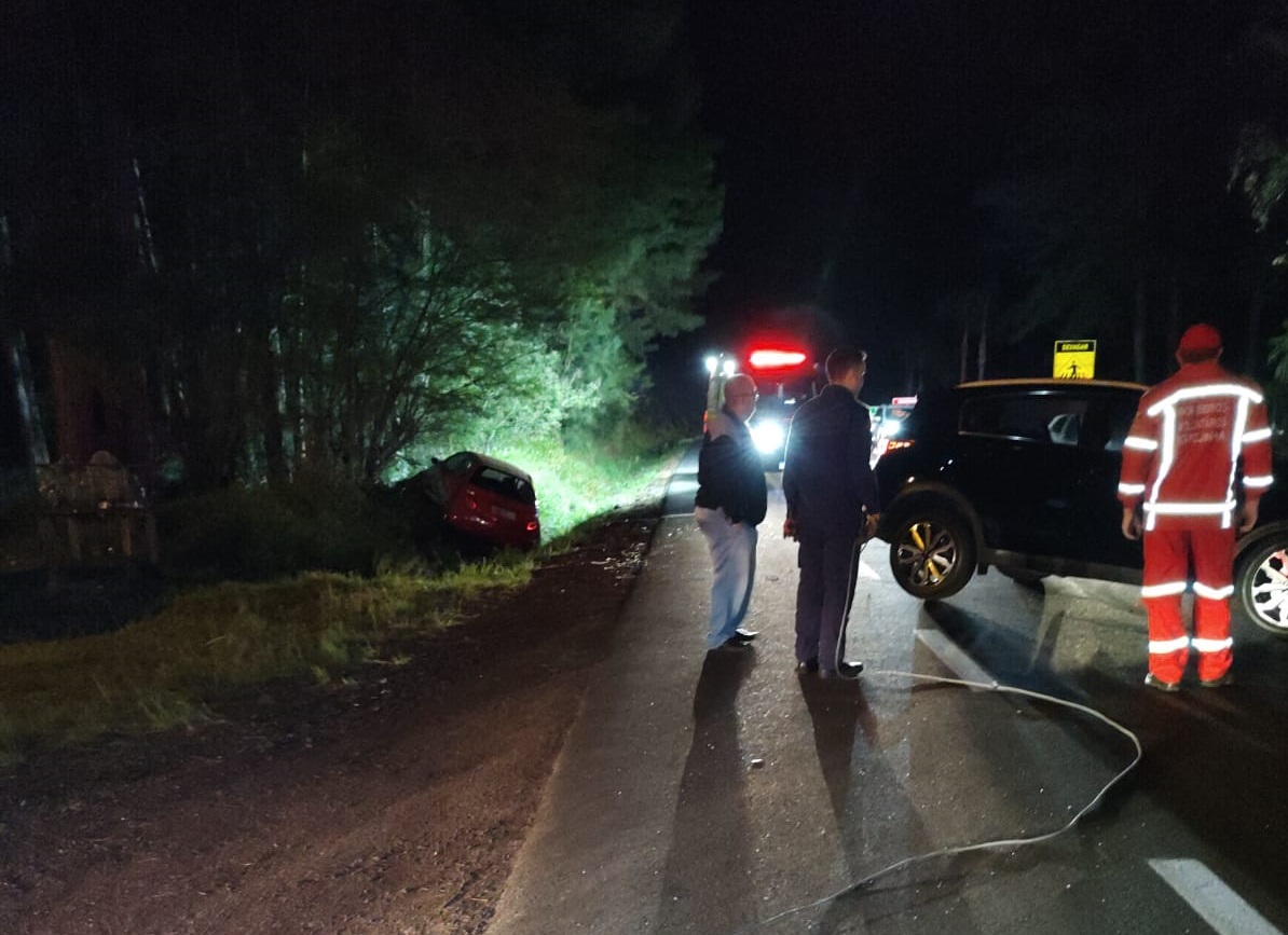 Acidente entre dois veículos na ERS-115 em Taquara deixa cinco feridos