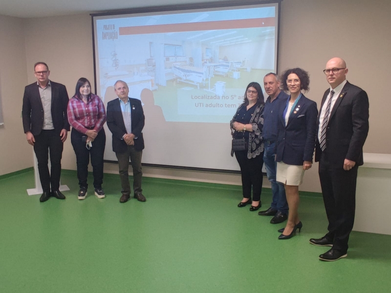 Governadora do Rotary Internacional visita o Hospital São Francisco de Assis em Parobé