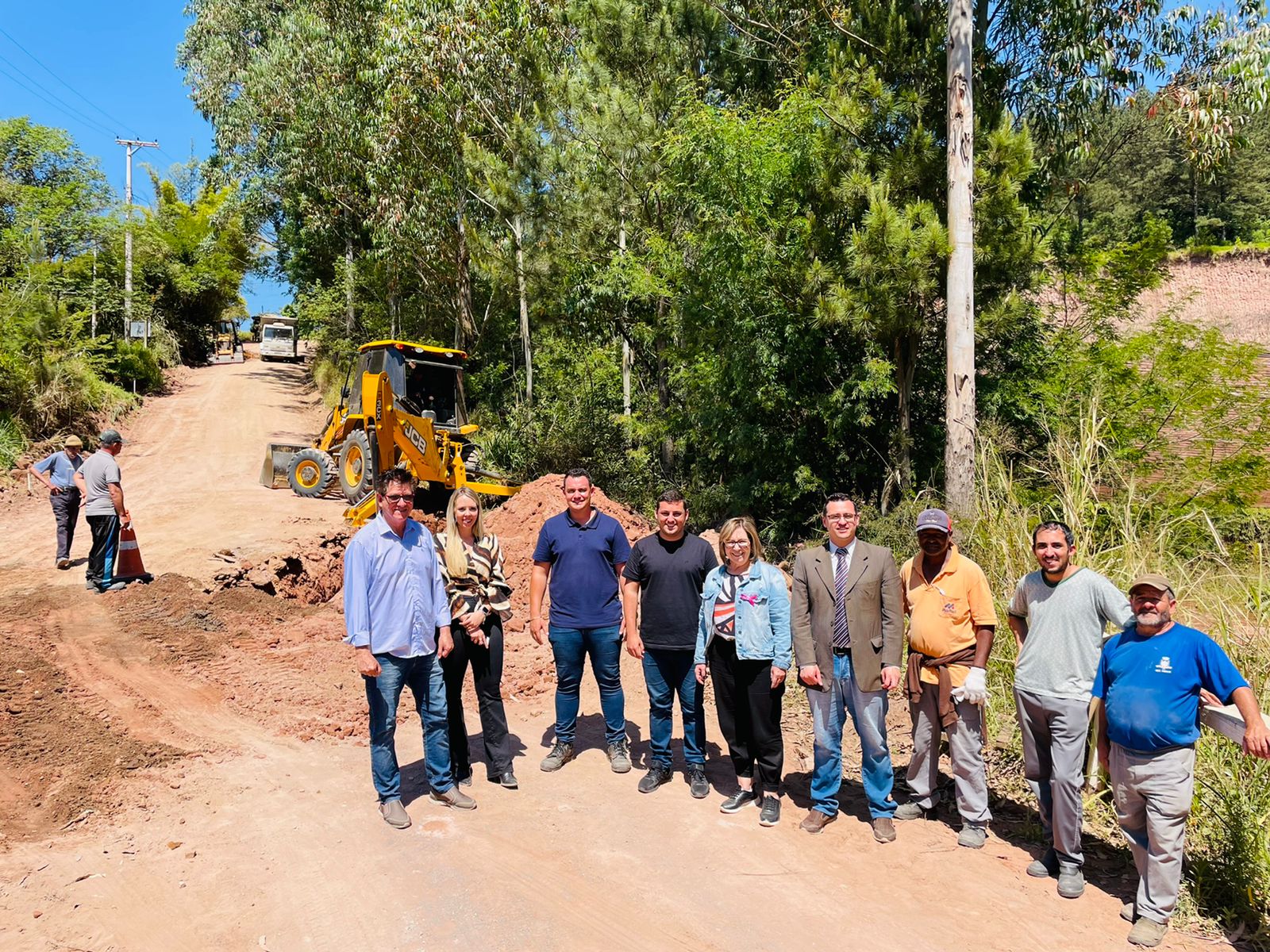 Obra de asfaltamento da Lomba da Grota deve seguir até a próxima semana em Taquara