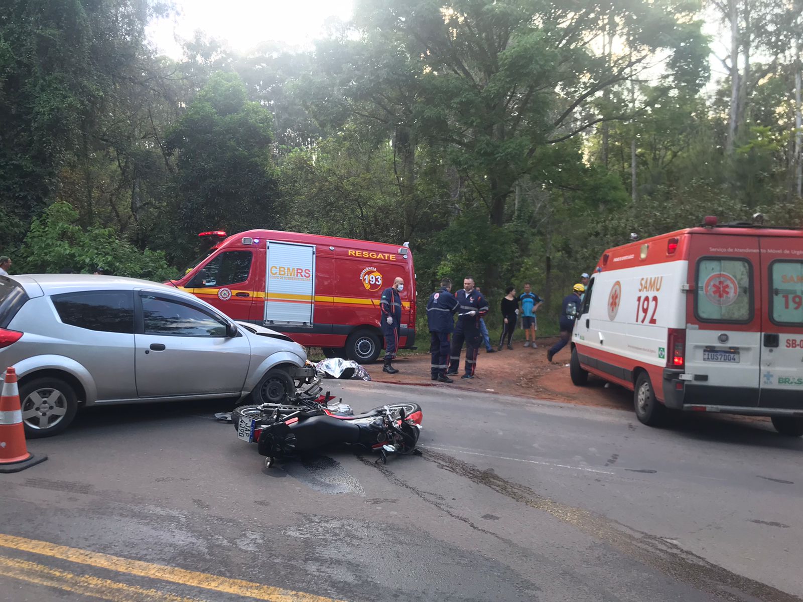 Identificado motociclista morto em acidente na ERS-020 em Taquara