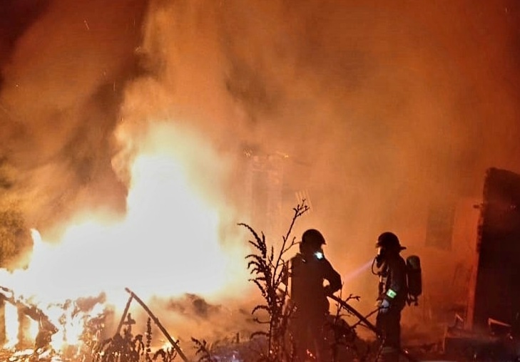 Residência fica completamente destruída após incêndio no interior de Igrejinha