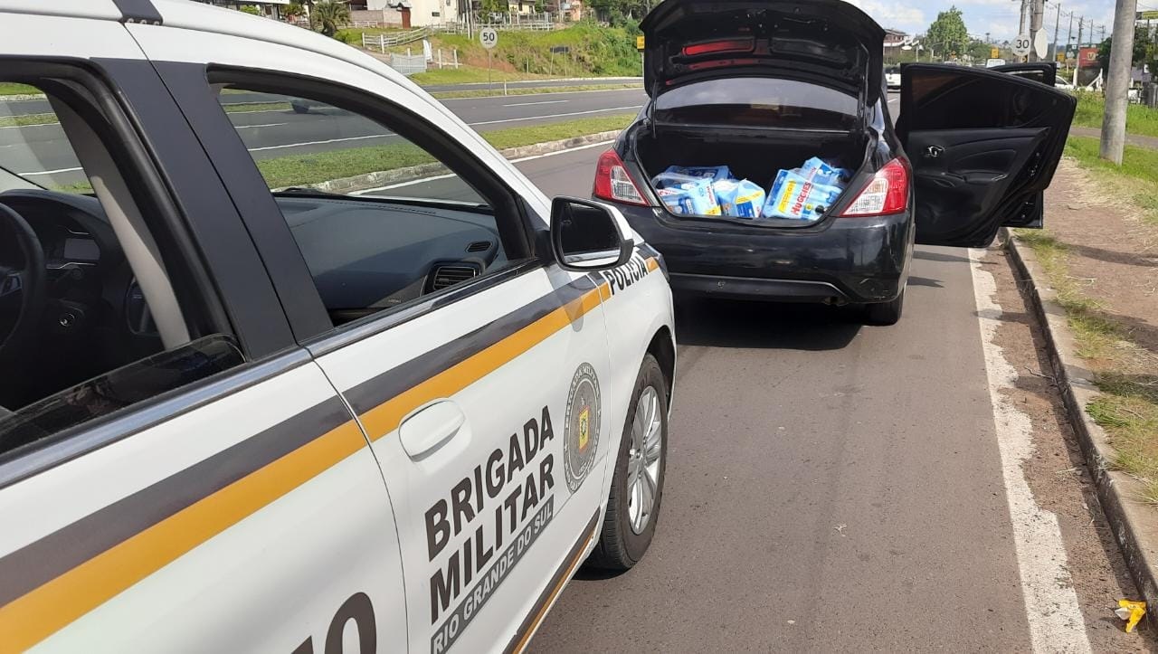 Grupo de mulheres furta farmácia em Igrejinha e é preso na ERS-115 em Taquara