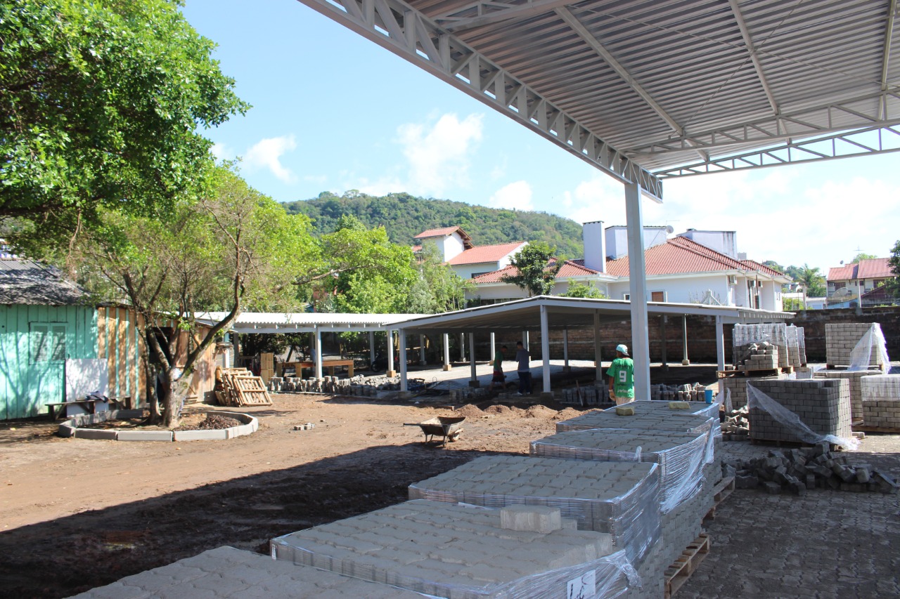 Prefeitura de Parobé realiza obras de reforma e ampliação no prédio da Merenda Escolar
