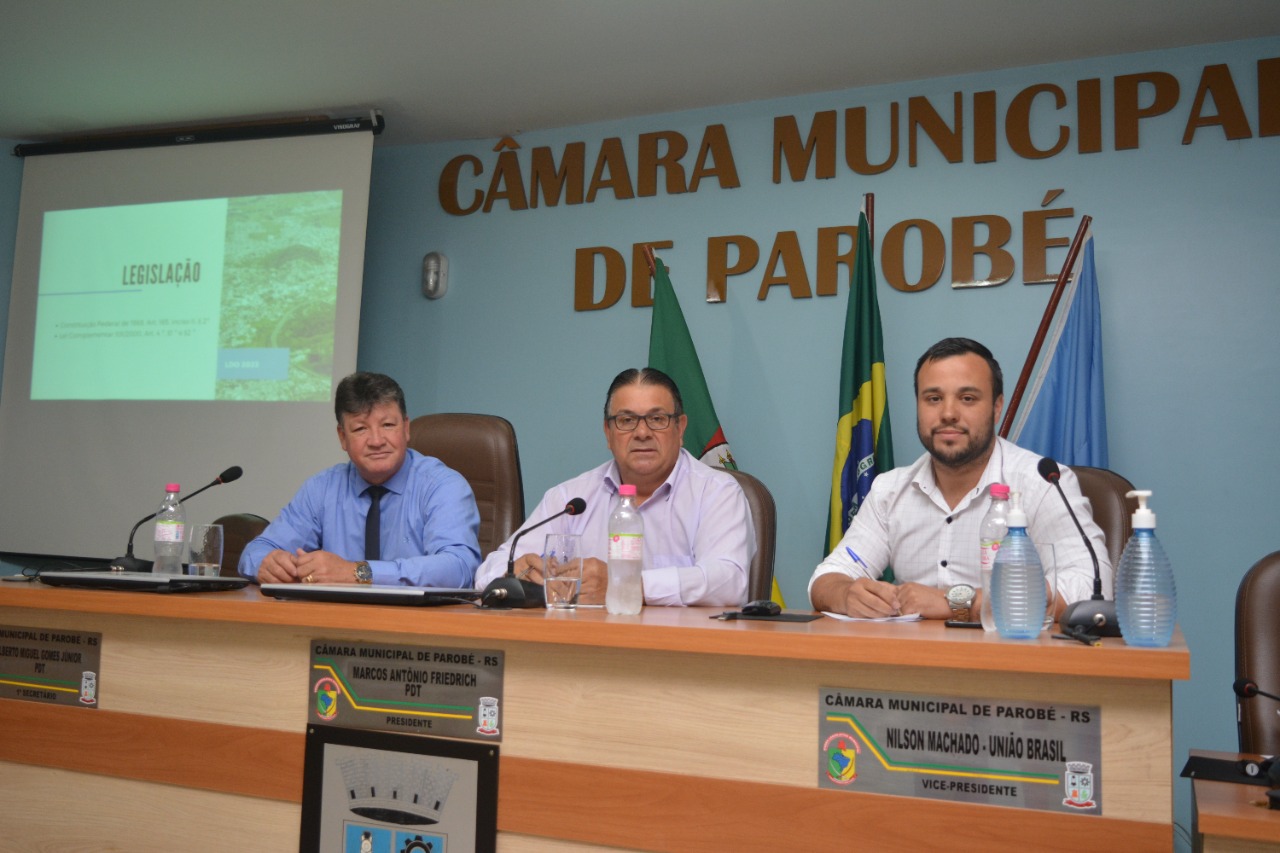 Legislativo de Parobé promove audiência pública sobre orçamento para 2023