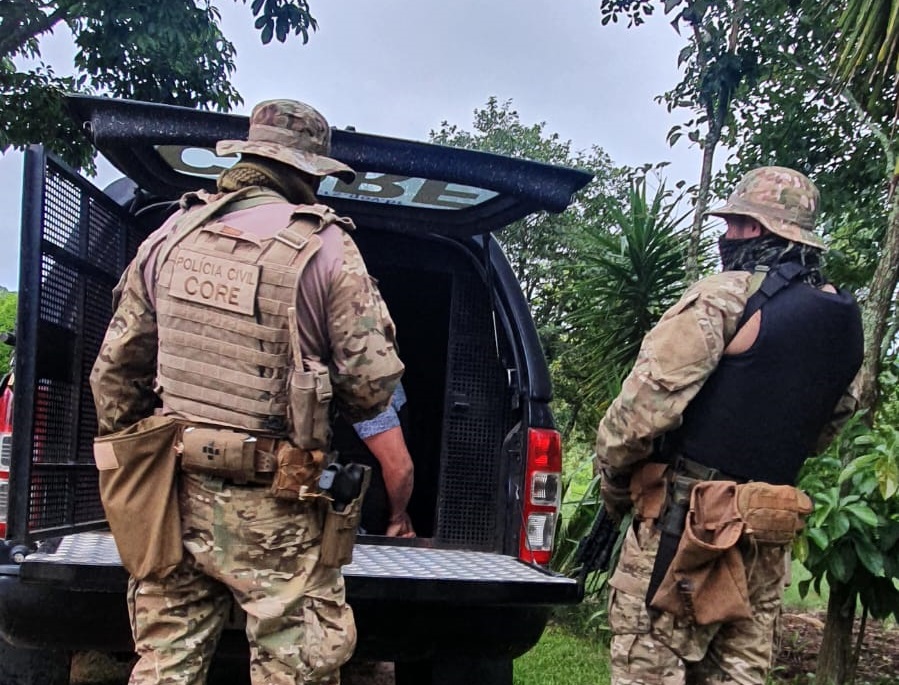 Homem é preso durante operação deflagrada pela Polícia Civil de Taquara