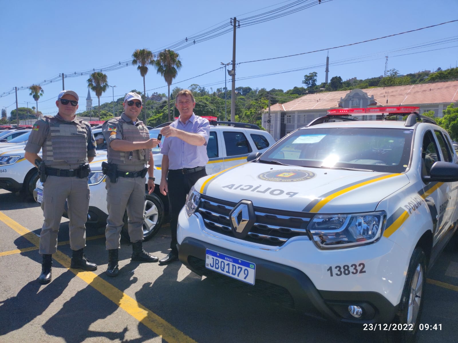 Brigada Militar de Riozinho recebe uma viatura zero quilômetro