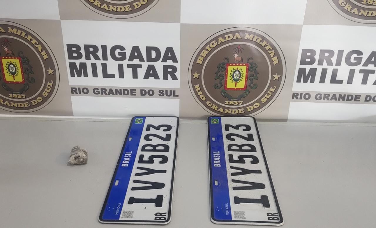 Brigada Militar recupera veículo em situação de furto/roubo em Taquara