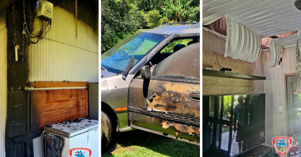 Residência é atingida por princípio de incêndio em Igrejinha