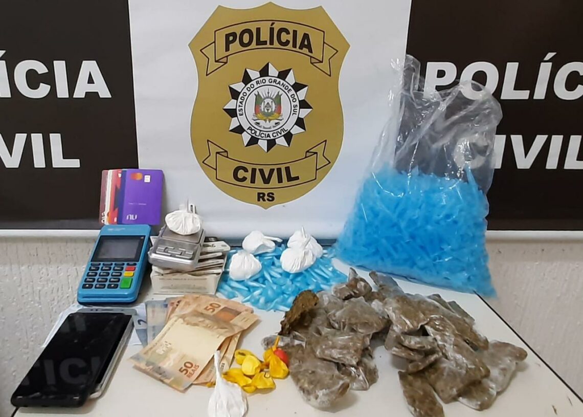 Polícia Civil prende homem ligado à facção em operação de combate ao tráfico de drogas