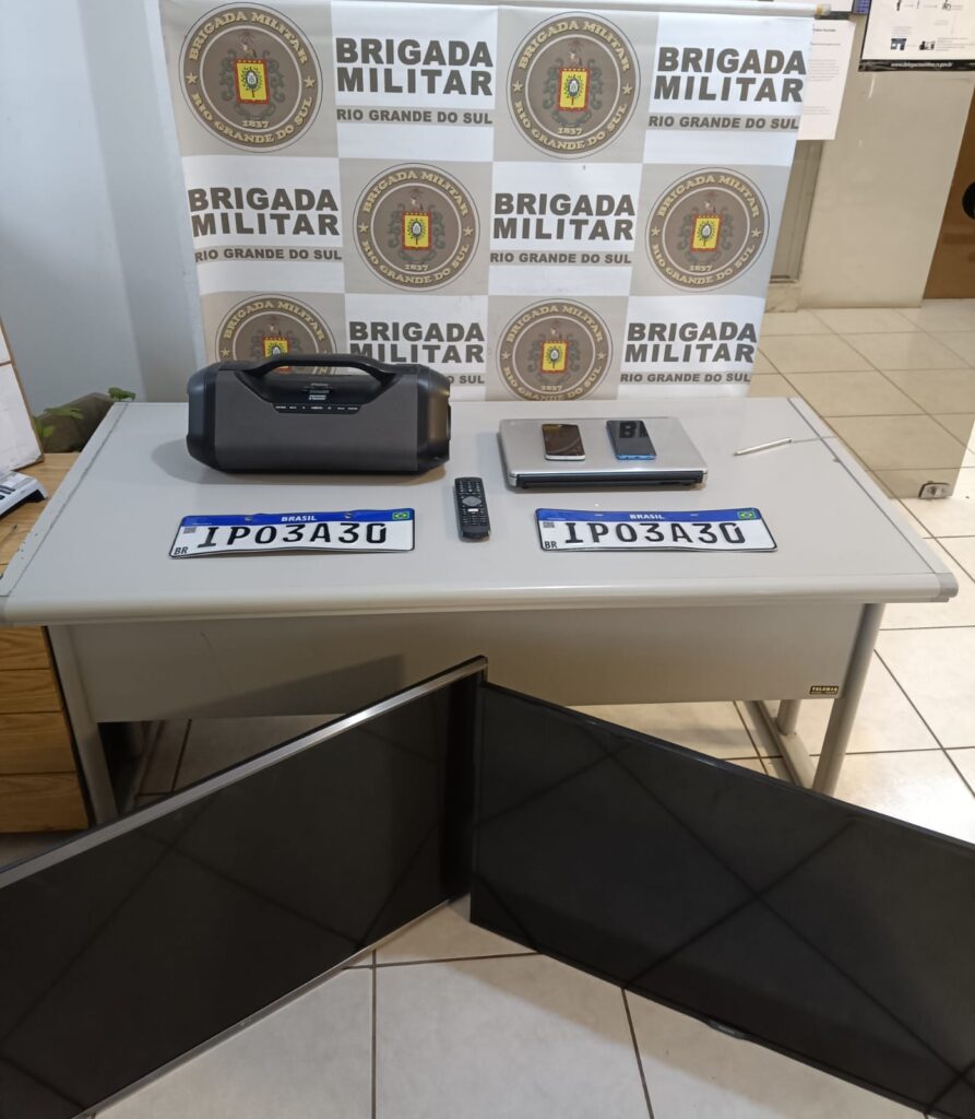 Brigada Militar prende dois suspeitos de furtos em Taquara