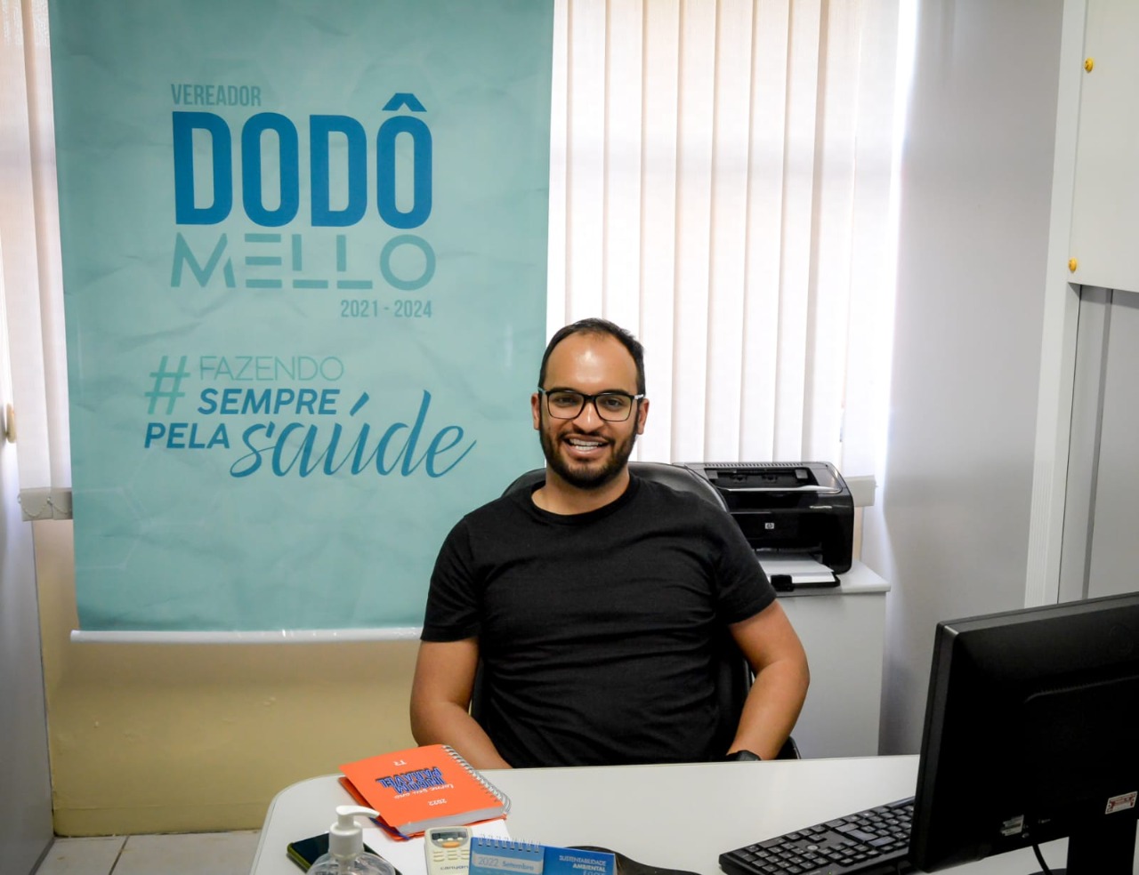 Vereador Dodô Mello solicita licença por tempo indeterminado ao Legislativo de Taquara