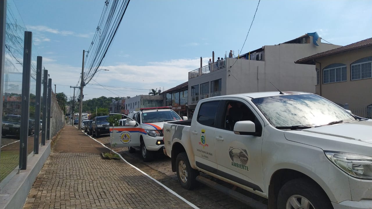 Mais de de 30 pessoas ficaram desalojadas após o temporal em Taquara