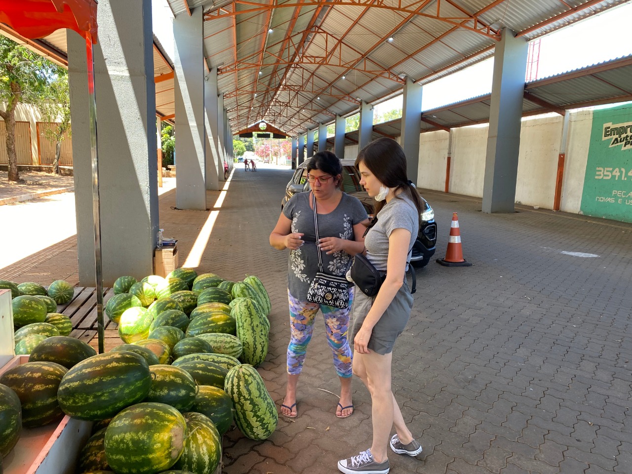 Feira da Melancia de Taquara está ocorrendo diariamente na Rua Coberta