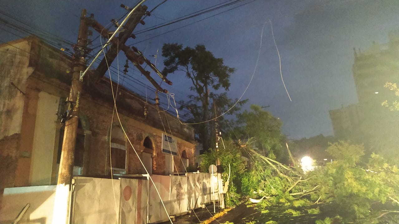 Temporal: mais de 90 residências sofreram destelhamento em Taquara