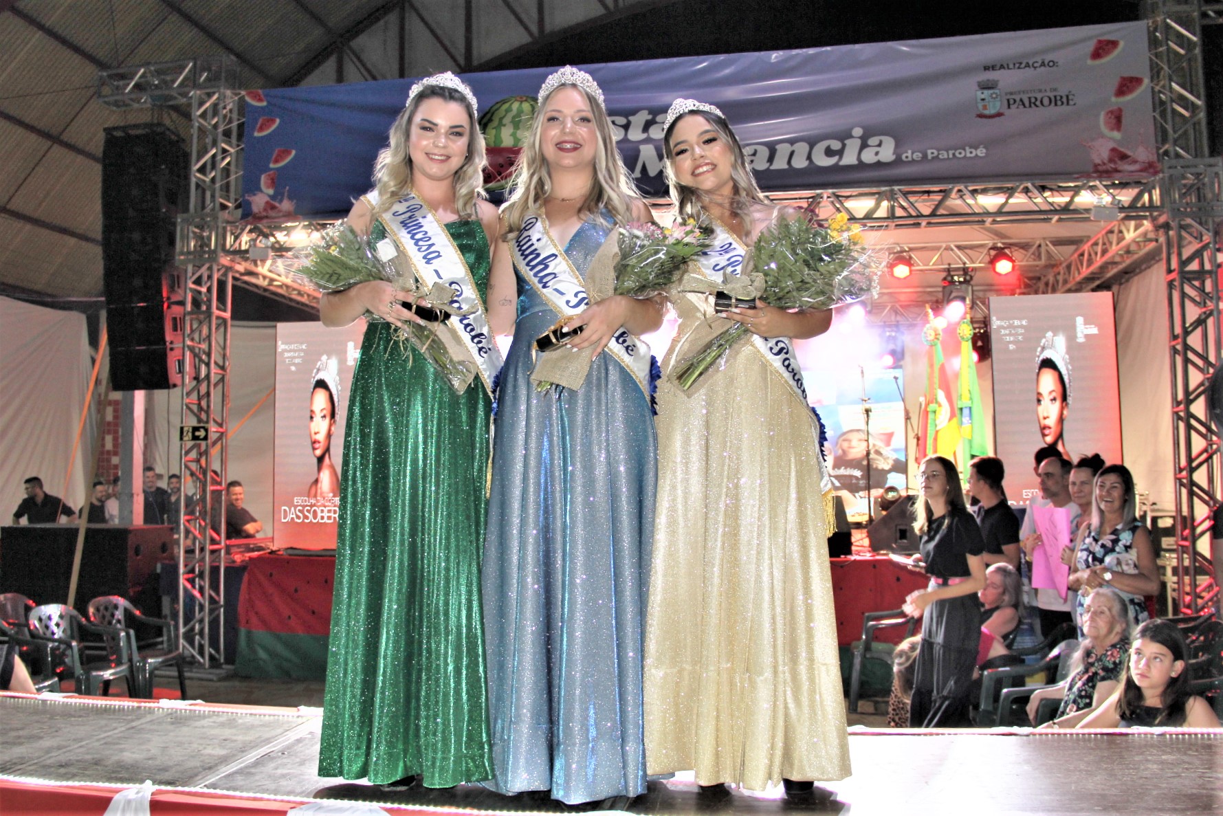 Nova Corte das Soberanas é eleita durante a Festa da Melancia de Parobé