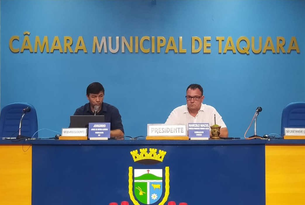 Marcelo Maciel é empossado presidente da Câmara de Vereadores de Taquara