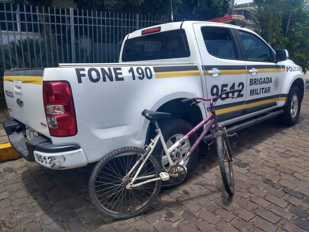 Homem é preso por furto de bicicleta e ameaça a ex-companheira