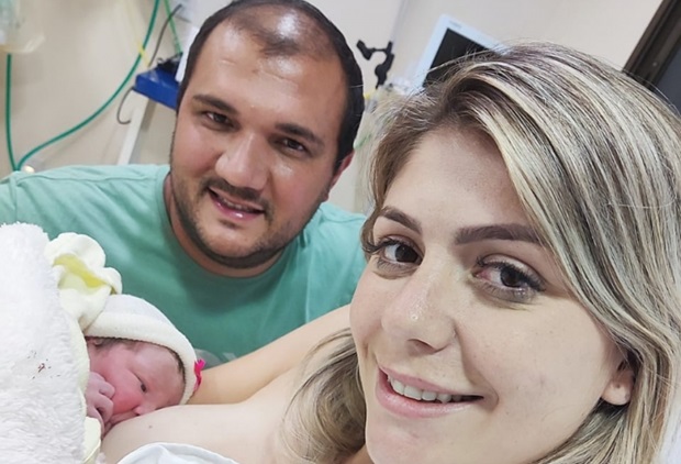 Isadora é a primeira bebê do ano a nascer no Vale do Paranhana