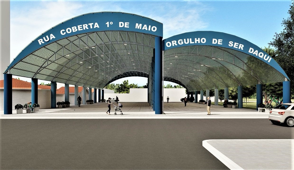 Parobé: Rua Coberta da Praça Primeiro de Maio receberá obra de ampliação e reforma