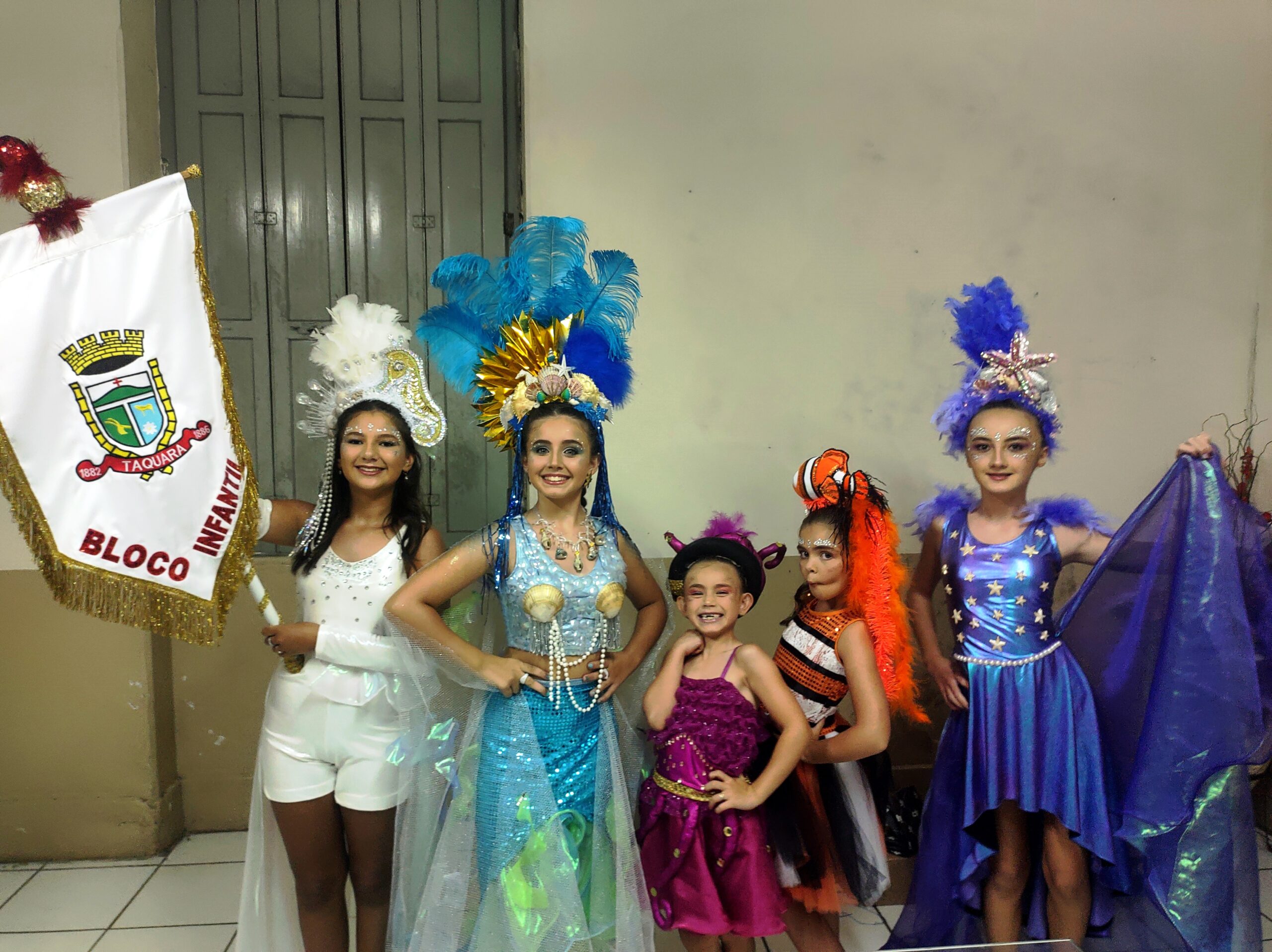 Retomada do Carnaval Infantil em Taquara é celebrada pela corte e pelos pequenos foliões – Veja fotos do evento