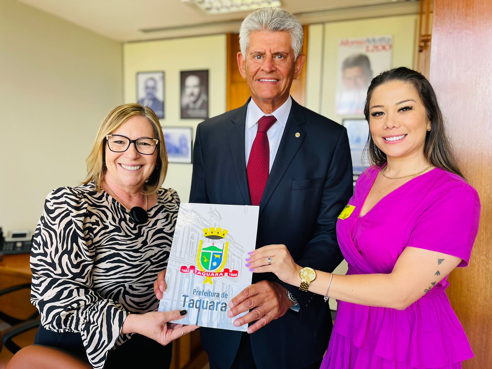 Prefeita de Taquara visita 31 gabinetes durante período que esteve em Brasília