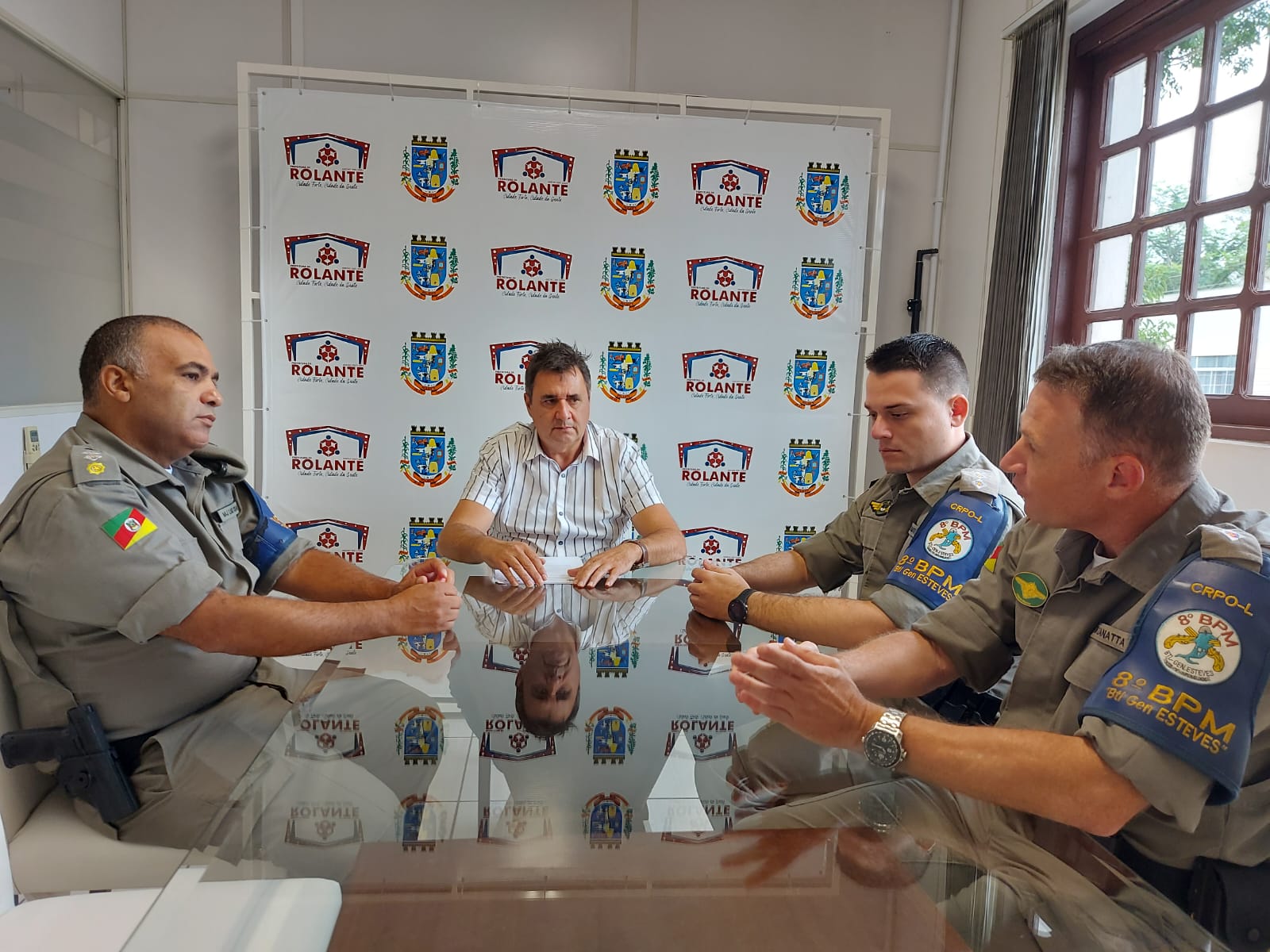 Prefeito de Rolante solicita apoio da Brigada Militar para reforçar efetivo policial durante a 24ª Kuchenfest