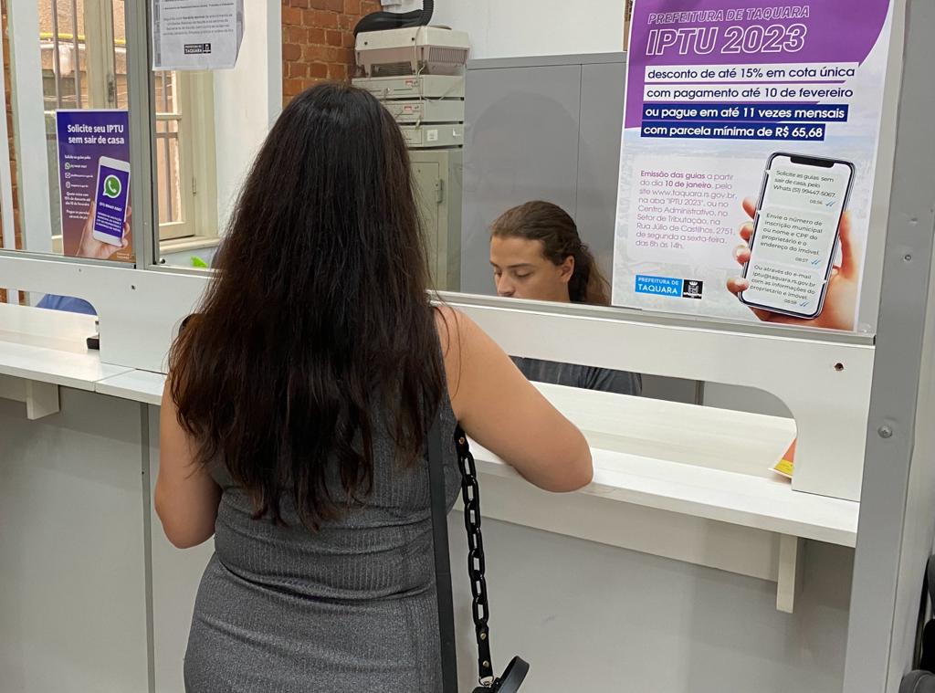 Cota única do IPTU de Taquara poderá ser paga até sexta-feira (10)
